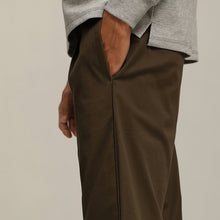 Load image into Gallery viewer, Twill Cotton Pleated Slim-Fit Trousers (BN)
