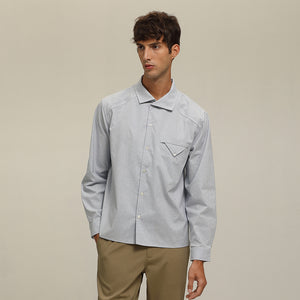 (S08BL) Cutaway Collar Regular Shirt