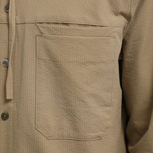Load image into Gallery viewer, Seersucker Cotton Mixed Shirt (KH)
