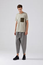 Load image into Gallery viewer, Striped Pocket T-Shirt (GN)
