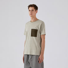 Load image into Gallery viewer, Striped Pocket T-Shirt (GN)
