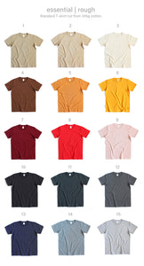 (#1-15) Rough 245g Cotton T-Shirt