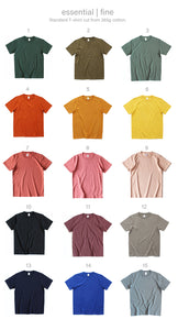 (#21-30) Fine 265g Cotton T-Shirt