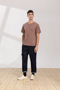 Side Pocket Ankle-Length Trousers (Denim)