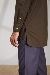 Huge Pocket Contrast Shirt (GN)
