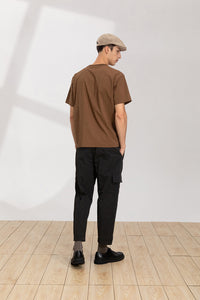 Side Pocket Ankle-Length Trousers (Dark Grey)