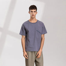 Load image into Gallery viewer, Oval Shape Pocket T-Shirt (BL)
