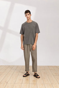 Linen Causal Trousers (GN)