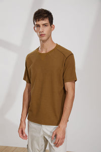 Waffle Crew Neck T-shirt (GN)