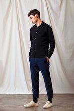 將圖片載入圖庫檢視器 Lightweight Elastic Velcro Trousers (Dark Navy)
