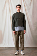 Load image into Gallery viewer, High-Necked Knit Jumper With Zip (GN)

