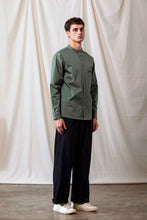 將圖片載入圖庫檢視器 Grandad-Collar Cotton Shirt (GN)
