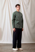 Load image into Gallery viewer, Grandad-Collar Cotton Shirt (GN)
