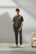 Load image into Gallery viewer, Cotton Mixed Slim-Fit Trousers (GY)
