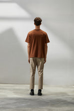 Load image into Gallery viewer, Slim-fit Trousers with Zipped Back Pocket (Khaki)
