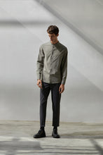 將圖片載入圖庫檢視器 Elastic Woven Slim-Fit Trousers (Grey)
