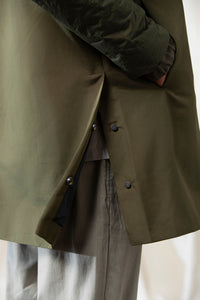 Quilted Sleeves Coat (Green)