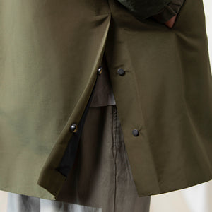 Quilted Sleeves Coat (Green)