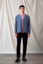 Load image into Gallery viewer, Reversible V-neck Jacket (Blue)
