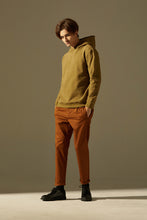 Load image into Gallery viewer, Pleated Tapered Trousers (Brown)
