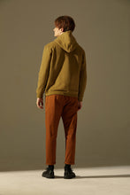 Load image into Gallery viewer, Pleated Tapered Trousers (Brown)
