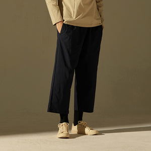 Elastic Waist Crepe Trousers (NY)