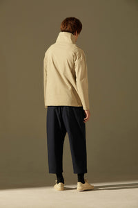 Loose Neck Cotton Mixture Sweater (BE)