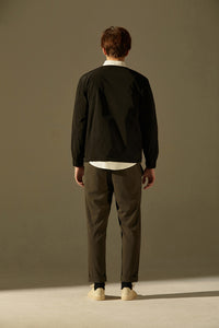 Reversible V-neck Jacket (Black)