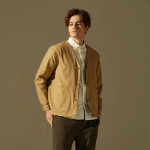 Load image into Gallery viewer, Reversible V-neck Jacket (Black)
