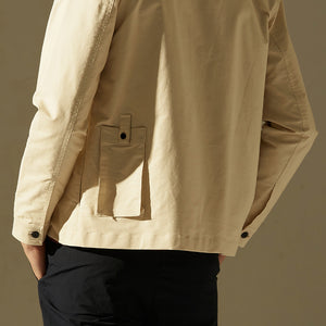 Relaxed-Fit Cotton Twill Jacket (BE)