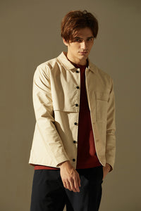 Relaxed-Fit Cotton Twill Jacket (BE)