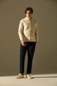 Relaxed-Fit Cotton Twill Jacket (BE)
