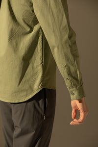 Cotton Hooded Shirt (GN)