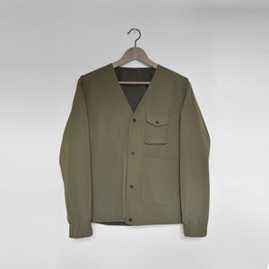 Reversible V-neck Jacket (Green)