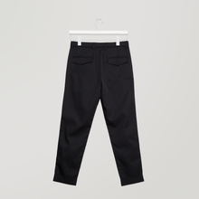 Load image into Gallery viewer, Slim-Fit Cotton Trousers (Black)
