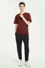 將圖片載入圖庫檢視器 Elastic Ankle-length Trousers (Black)
