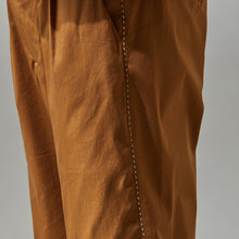 將圖片載入圖庫檢視器 Contrast Pick Stitch Trousers (Brown)
