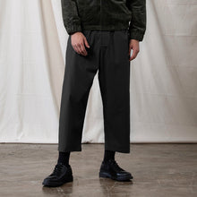 Load image into Gallery viewer, Elastic Waist Crepe Trousers (BK)
