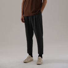 Load image into Gallery viewer, Double Pleated Trousers (Black)
