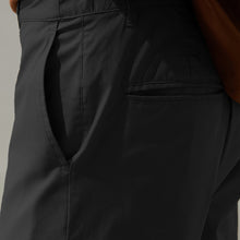 Load image into Gallery viewer, Slim-fit Trousers with Zipped Back Pocket (Black)
