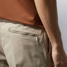 將圖片載入圖庫檢視器 Slim-fit Trousers with Zipped Back Pocket (Green)
