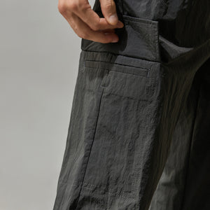 Side Pocket Ankle-Length Trousers (Dark Grey)