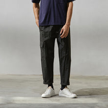 Load image into Gallery viewer, Side Pocket Ankle-Length Trousers (Dark Grey)
