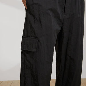 Side Pocket Ankle-Length Trousers (Dark Grey)