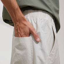 Load image into Gallery viewer, Relaxed-Fit Drawstring Cotton Trousers(GY)
