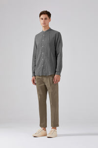 Grandad Collar shirt (GY)