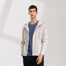 Load image into Gallery viewer, Cotton Hooded Shirt (GY)
