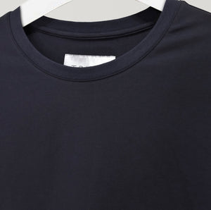 Rib-neck Cotton T-Shirt