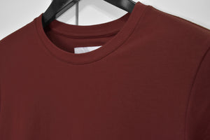 Rib-neck Cotton T-Shirt