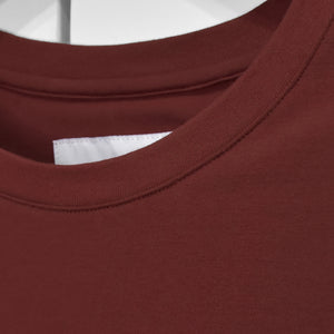 Rib-neck Cotton T-Shirt